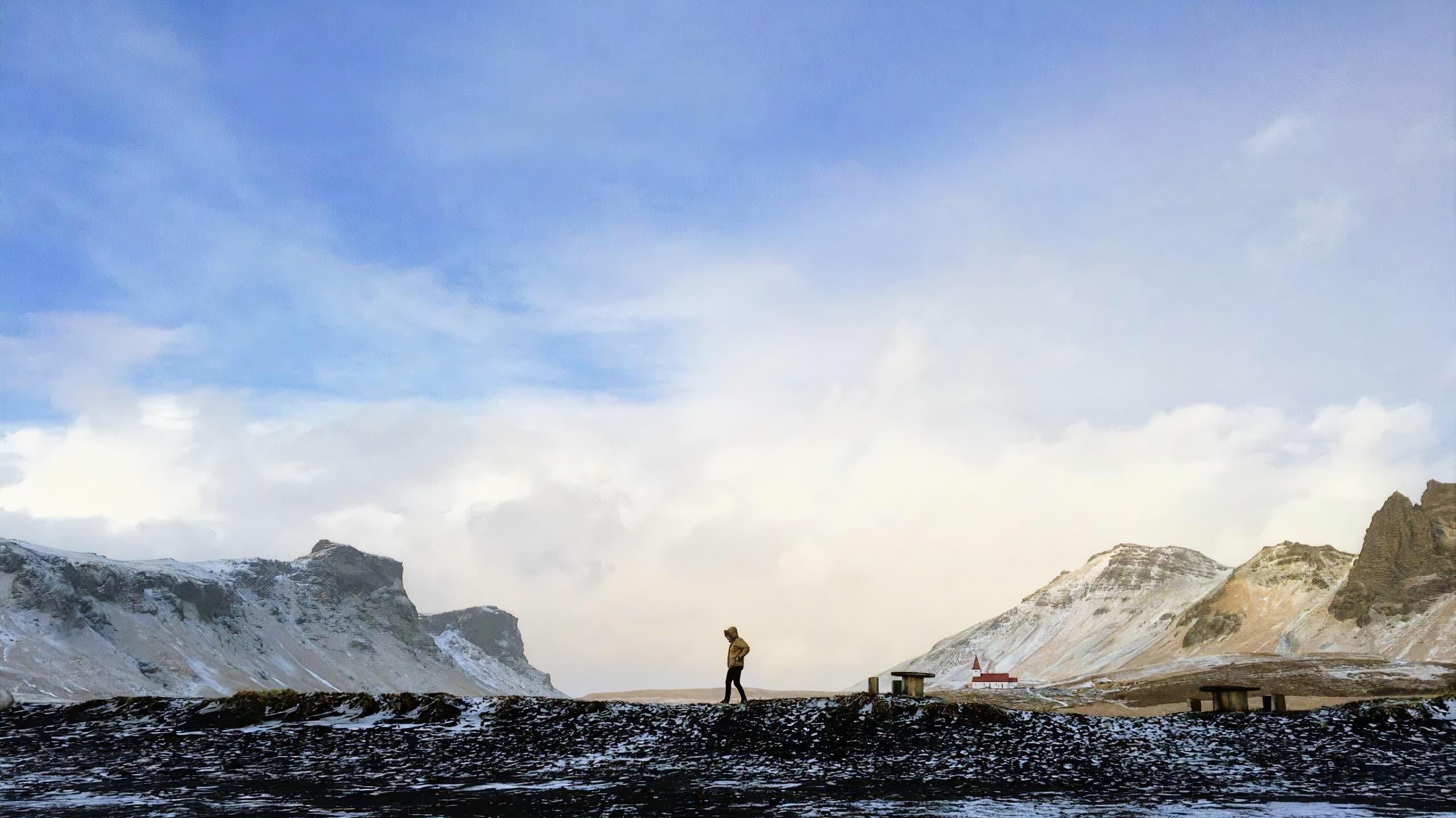 Ben Kremer in Vik, Iceland